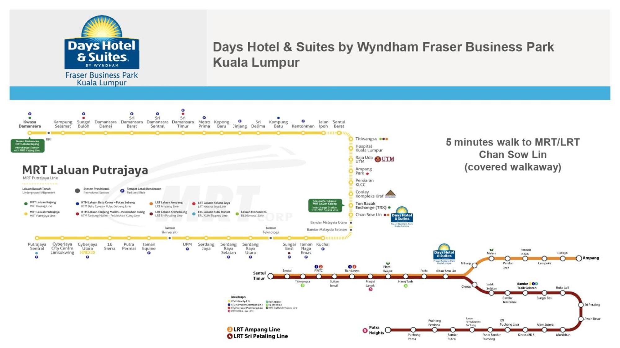 Days Hotel & Suites By Wyndham Kl - Chan Sow Lin Mrt Or Lrt Kuala Lumpur Exteriör bild